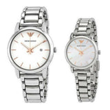 Emporio Armani Quartz White Dial Silver Steel Strap Watch For Men - AR90000 Buy Now By Emporio Armani