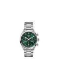 Tag Heuer Carrera Automatic Chronograph Limited Edition Green Dial Silver Steel Strap Watch for Men - CBN2014.EB0240 Buy Now By Tag Heuer