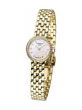 Tissot T-Lady Lovely Mother of Pearl Dial Gold Steel Strap Watch For Women - T058.009.63.116.00 Buy Now By Tissot