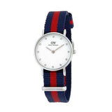 Daniel Wellington Classy Oxford White Dial Two Tone Nylon Strap Watch For Women - DW00100072 Buy Now By Daniel Wellington