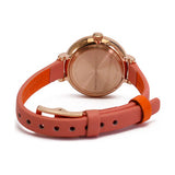 Marc Jacobs Sally White Dial Orange Leather Strap Watch for Women - MBM1355 Buy Now By Marc Jacobs
