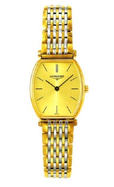 Longines La Grande Classique Tonneau 22 Yellow Gold Watch for Women - L4.205.2.32.7 Buy Now By Longines