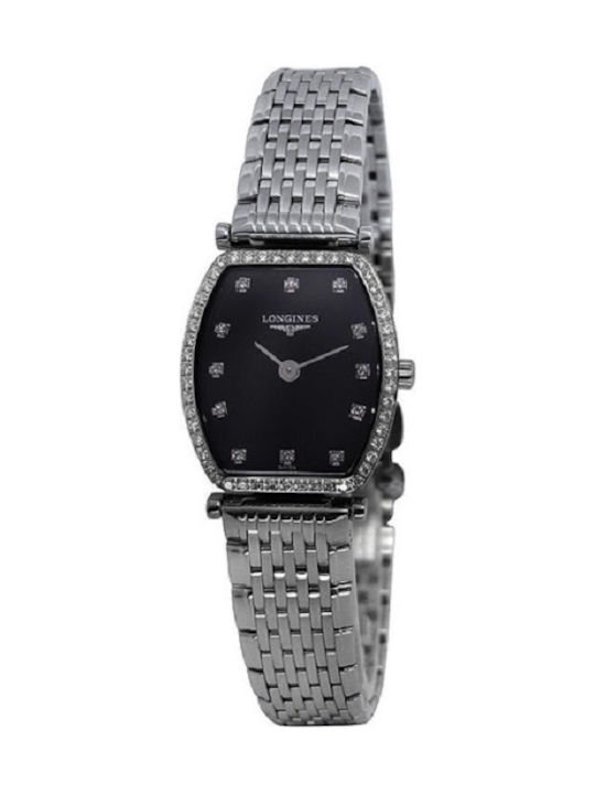 Longines La Grande Classique de Longines Black Dial Silver Mesh Bracelet Watch for Women - L4.288.0.58.6 Buy Now By Longines