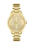 Hugo Boss Grand Course Gold Dial Gold Steel Strap Watch for Women - 1502584 Buy Now By Hugo Boss