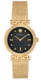Versace Meander Black Dial Gold Mesh Bracelet Watch for Women - VELW00720 Buy Now By Versace