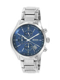 Hugo Boss Grand Prix Blue Dial Silver Steel Strap Watch for Men - 1513478 Buy Now By Hugo Boss