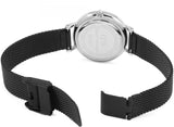 Daniel Wellington Petite Ashfield Black Dial Black Mesh Strap Watch For Women - DW00100246 Buy Now By Daniel Wellington