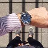 Fossil Townsman Automatic Skeleton Blue Dial Silver Steel Strap Watch for Men - ME3073 Buy Now By Fossil