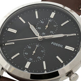 Fossil Townsman Chronograph Black Dial Brown Leather Strap Watch for Men - FS5280 Buy Now By Fossil