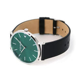 Coach Charles Green Dial Black Leather Strap Watch for Men - 14602436 Buy Now By Coach