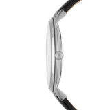 Fossil The Minimalist Three Hand Black Dial Black Leather Strap Watch for Men - FS5398 Buy Now By Fossil