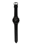 Fossil Neutra Chronograph Black Dial Black Leather Strap Watch for Men - FS5503 Buy Now By Fossil