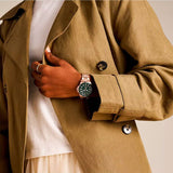 Fossil Blue Dive Three Hand Green Dial Rose Gold Steel Strap Watch For Women - ES5371 Buy Now By Fossil