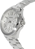 Fossil Cecile Multifunction Silver Dial Silver Steel Strap Watch for Women - AM4509 Buy Now By Fossil