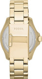 Fossil Cecile Multifunction Champagne Dial Gold Steel Strap Watch for Women - AM4510 Buy Now By Fossil