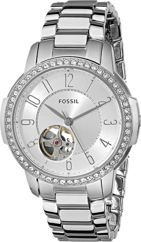 Fossil Architect Automatic Silver Dial Silver Steel Strap Watch for Women - ME3057 Buy Now By Fossil