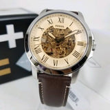 Fossil Grant Chronograph Cream Dial Brown Leather Strap Watch for Men - ME3122 Buy Now By Fossil