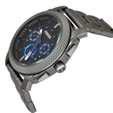 Fossil Machine Chronograph Brown Dial Grey Steel Strap Watch for Men - FS4931 Buy Now By Fossil