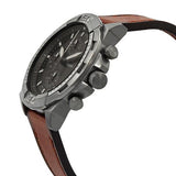 Fossil Bronson Chronograph Grey Dial Brown Leather Strap Watch for Men - FS5855 Buy Now By Fossil