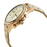 Fossil Dean Chronograph Champagne Dial Gold Steel Strap Watch for Men - FS4867 Buy Now By Fossil