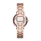 Fossil Jacqueline Rose Gold Dial Rose Gold Steel Strap Watch for Women - ES3665 Buy Now By Fossil