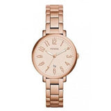 Fossil Jacqueline Rose Gold Dial Rose Gold Steel Strap Watch for Women - ES3970 Buy Now By Fossil