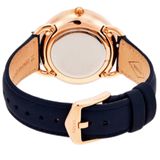 Fossil Tailor White Dial Blue Leather Strap Watch for Women - ES4394 Buy Now By Fossil