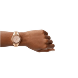 Fossil Stella Sport Multifunction Rose Gold Dial Rose Gold Steel Strap Watch for Women - ES5106 Buy Now By Fossil