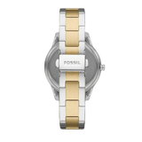 Fossil Stella Sport Multifunction Silver Dial Two Tone Steel Strap Watch for Women - ES5107 Buy Now By Fossil
