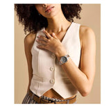 Fossil Blue Dive Three Hand Gray Dial Two Tone Steel Strap Watch For Women - ES5348 Buy Now By Fossil