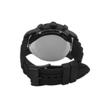 Fossil Machine Chronograph Black Dial Black Silicone Strap Watch for Men - FS4487 Buy Now By Fossil