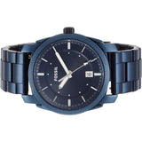 Fossil Machine Blue Dial Blue Steel Strap Watch for Men - FS5231 Buy Now By Fossil