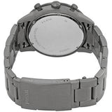 Fossil Townsman Chronograph Black Dial Silver Steel Strap Watch for Men - FS5349 Buy Now By Fossil