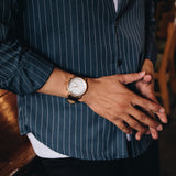 Fossil Goodwin Chronograph White Dial Brown Leather Strap Watch for Men - FS5415 Buy Now By Fossil