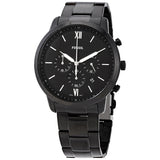Fossil Neutra Chronograph Black Dial Black Steel Strap Watch for Men - FS5474 Buy Now By Fossil