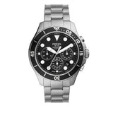 Fossil FB-03 Chronograph Black Dial Silver Steel Strap Watch for Men - FS5725 Buy Now By Fossil