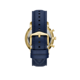 Fossil Neutra Chronograph Blue Dial Blue Leather Strap Watch for Men - FS5790 Buy Now By Fossil