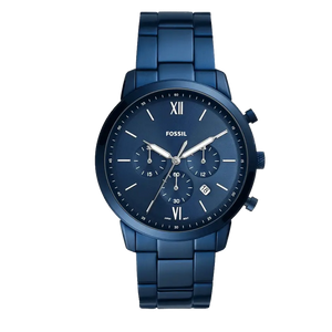 Fossil Neutra Chronograph Blue Dial Blue Steel Strap Watch for Men - FS5826 Buy Now By Fossil
