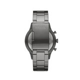 Fossil Retro Pilot Chronograph Black Dial Grey Steel Strap Watch for Men - FS5834 Buy Now By Fossil