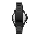 Fossil Bronson Chronograph Black Dial Black Steel Strap Watch for Men - FS5851 Buy Now By Fossil