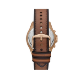Fossil Garrett Chronograph Brown Dial Brown Leather Strap Watch for Men - FS5867 Buy Now By Fossil