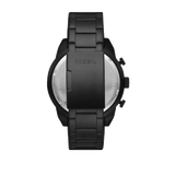Fossil Bronson Chronograph Black Dial Black Steel Strap Watch for Men - FS5876 Buy Now By Fossil