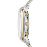 Fossil Neutra Moonphase Multifunction Black Dial Two Tone Steel Strap Watch for Men - FS5906 Buy Now By Fossil