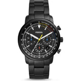 Fossil Goodwin Chronograph Black Dial Black Steel Strap Watch for Men - FS5413 Buy Now By Fossil