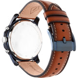 Fossil Grant Chronograph Blue Dial Brown Leather Strap Watch for Men - FS5151 Buy Now By Fossil
