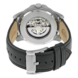 Fossil Grant Automatic Skeleton White Dial Black Leather Strap Watch for Men - ME3101 Buy Now By Fossil