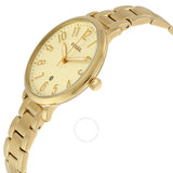 Fossil Jacqueline Gold Dial Gold Steel Strap Watch for Women - ES3971 Buy Now By Fossil