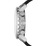 Fossil Nate Chronograph Black Dial Black Leather Strap Watch for Men - JR1436 Buy Now By Fossil