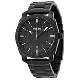 Fossil Machine Black Dial Black Steel Strap Watch for Men - FS4775 Buy Now By Fossil