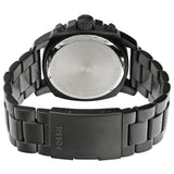 Fossil Machine Chronograph Black Dial Black Steel Strap Watch for Men - FS4927 Buy Now By Fossil